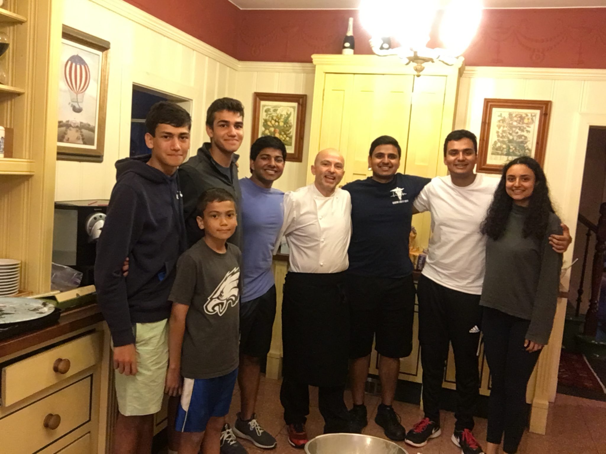 Part of the family who I served at Toftcombs House in Biggar