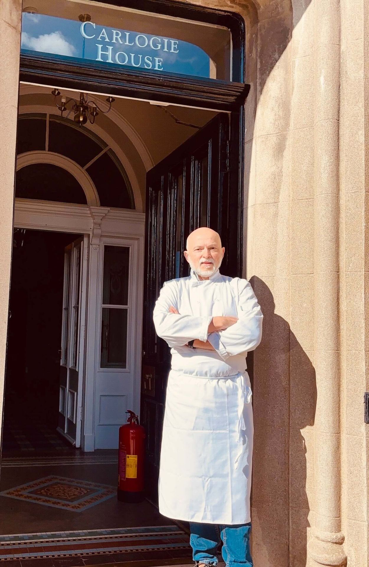 Private chef Giuseppe Manzoli at Carlogie House, Carnoustie